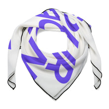 Charger l&#39;image dans la galerie, Foulard carré soie multi usages femme NZ215 personnalisé avec photo logo motif texte
