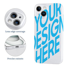 Charger l&#39;image dans la galerie, Coque de protection en plastique PC pour iPhone 15 personnalisée avec prénom motif texte
