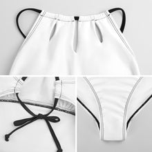 Charger l&#39;image dans la galerie, Maillot de bain une pièce pour femme SDS2004 personnalisée avec prénom motif texte (conception multi-images)
