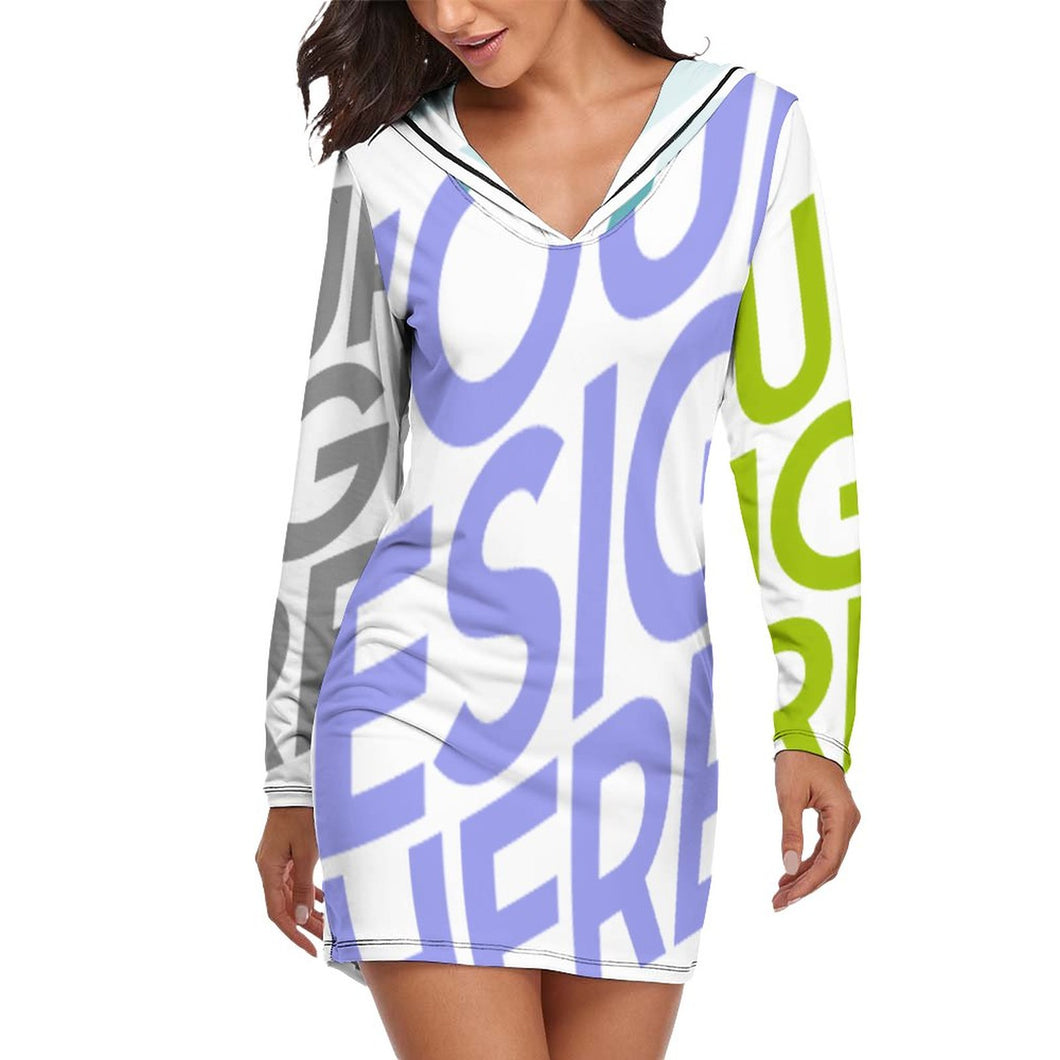 Ensemble pyjama femme chemise de nuit QZ6056 personnalisé avec texte motif photo (conception multi-images)