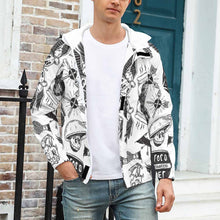 Charger l&#39;image dans la galerie, Impression des multi-images Sweat à capuche Jacket grande taille homme A681 personnalisé avec photo motif logo texte
